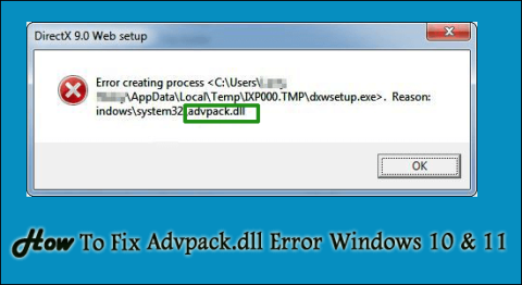 7 solutions rapides pour corriger lerreur Advpack.dll Windows 10 et 11