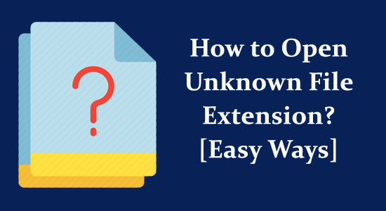 How to Open Unknown File Extension? [Easy Ways]