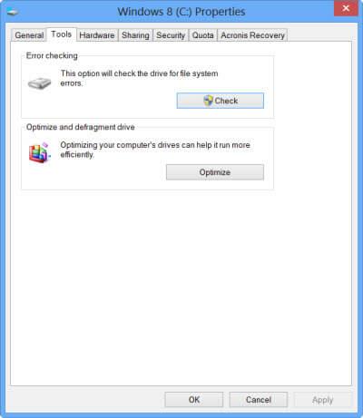 [Solved] How to Check your Hard Drive for Errors in Windows 8 and 8.1?