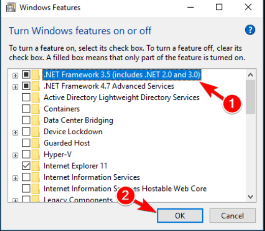 8 Fixes For Cannot Install .NET Framework 3.5