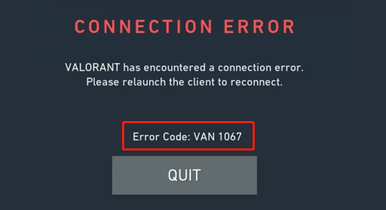 Van 1067 Error Valorant on Windows 11 & 10 – 8 QUICK FIXES