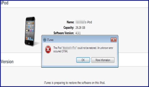 Jak naprawić błąd iTunes 3194 w systemie Windows 10?