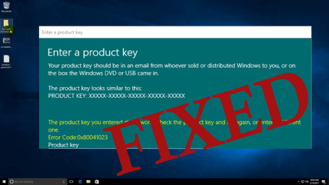 [ROZWIĄZANE] Jak naprawić błąd aktywacji systemu Windows 10 0x80041023