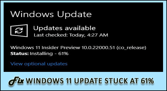 Se corrigió la actualización de Windows 11 atascada en 61% [9 FORMAS COMPROBADAS]