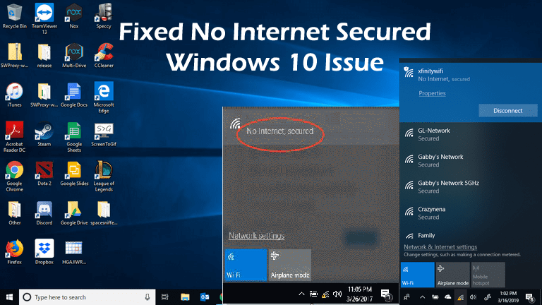 [OPGELOST] Hoe de verbindingsfout 'Geen internet beveiligd' te repareren Windows 10