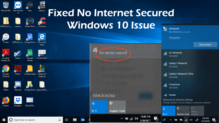 [ASK] Cara Memperbaiki Kesalahan Koneksi "Tidak Ada Internet Aman" Windows 10