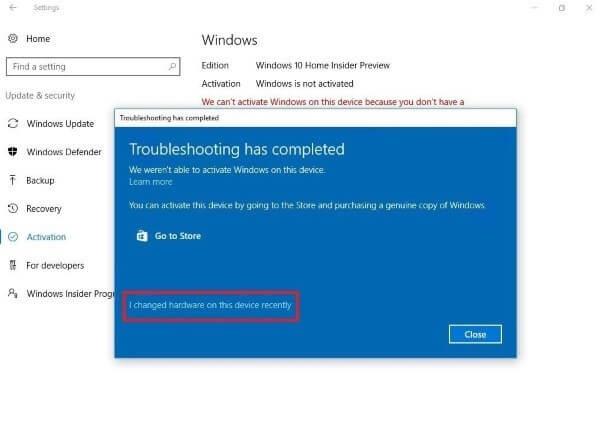24 codici di errore di attivazione di Windows 10 più comuni e relative correzioni [AGGIORNATO]