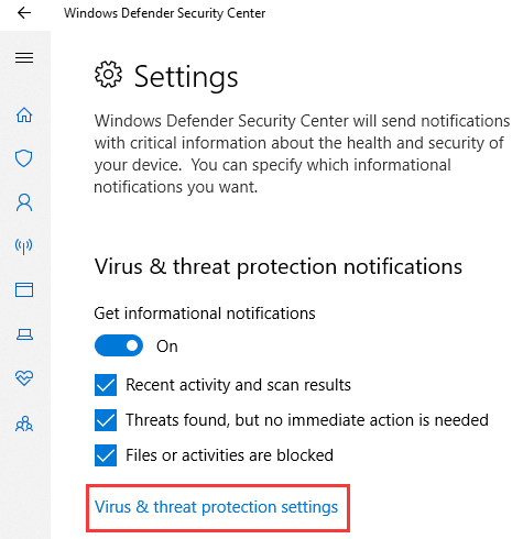 Como ativar ou desativar o Windows Defender no Windows 10