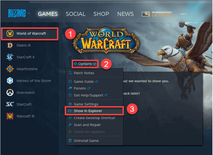 Remediat: eroare Lua în World of Warcraft pe Windows