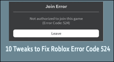 10 Tweak untuk Memperbaiki Kode Kesalahan Roblox 524 | PANDUAN 2022