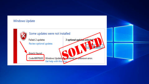 6 Cara Efektif Memperbaiki Windows Update Error Code 80070103