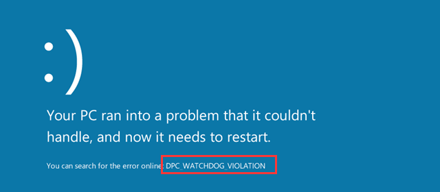 FIX: DPC Watchdog Violation Windows 10?[상세 가이드]