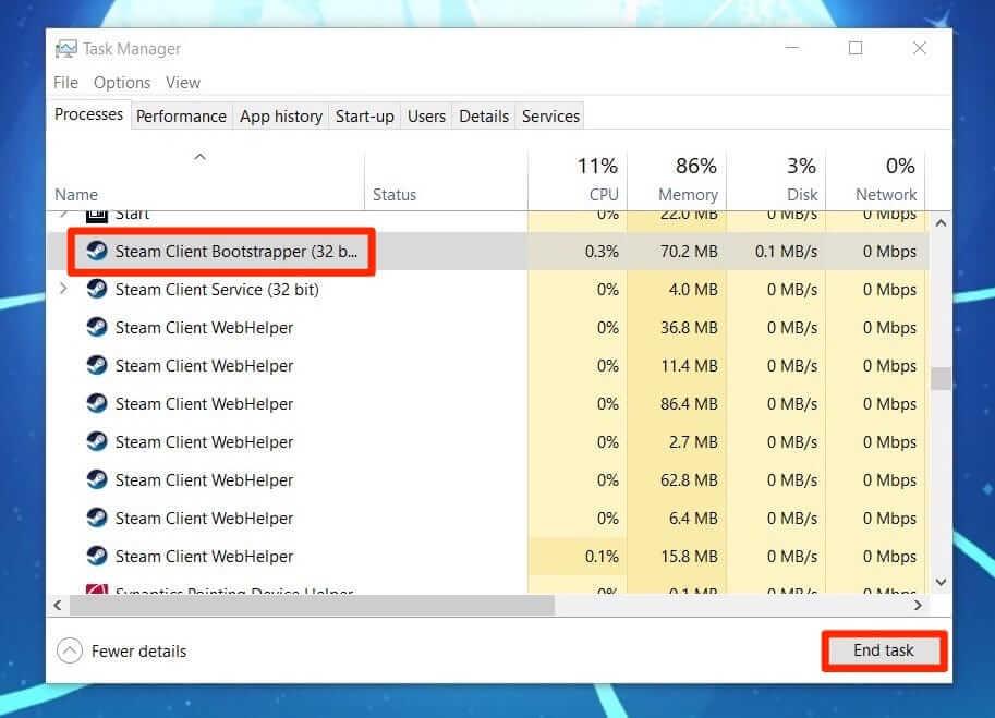 Correzione dell'errore irreversibile "Impossibile caricare Steamui.dll" Windows 11/10