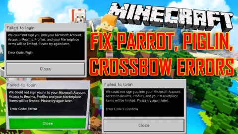 [Soal] Bagaimana Cara Memperbaiki Kesalahan Piglin, Parrot, Crossbow Di Minecraft?