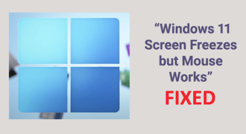 Windows 11 화면이 멈추지만 마우스가 작동하는 11가지 빠른 방법