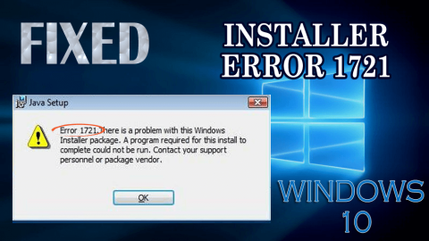 Cara Memperbaiki Windows 10 Installer Error 1721 (Smart Tips)