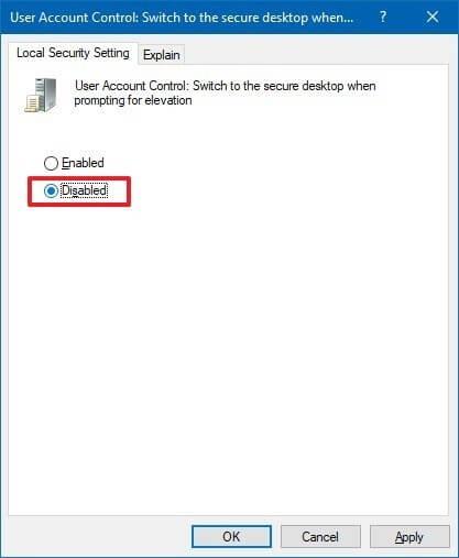 Kroki, aby wyłączyć pełnoekranowe monity kontroli konta użytkownika systemu Windows 10 (UAC) na komputerze/laptopie