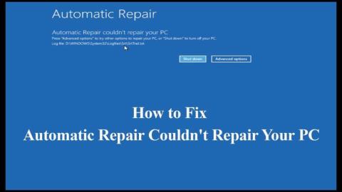 [ROZWIĄZANE] Przewodnik po naprawie automatycznej naprawy nie może naprawić komputera w systemie Windows 10