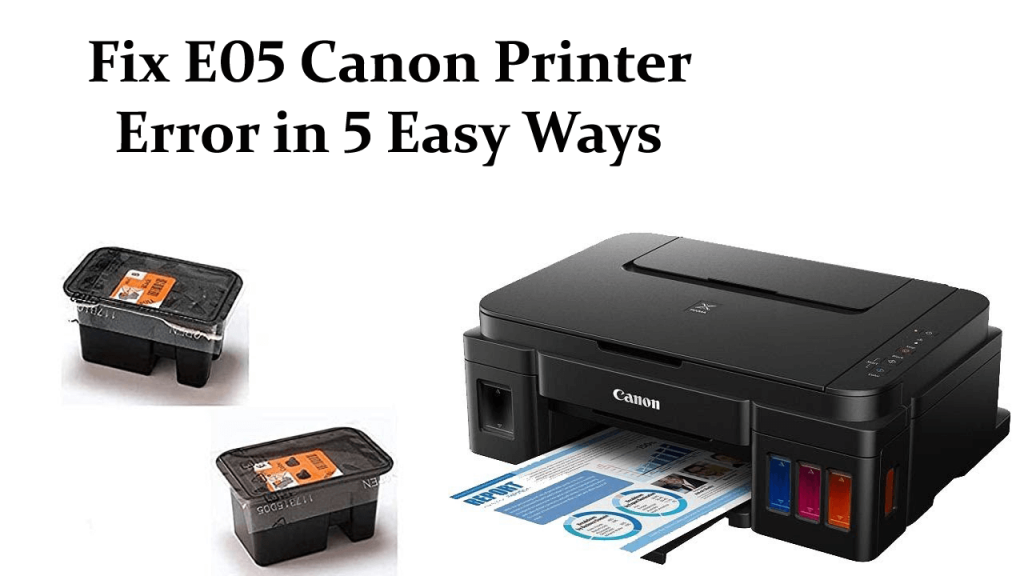 5가지 쉬운 방법으로 E05 Canon 프린터 오류 수정