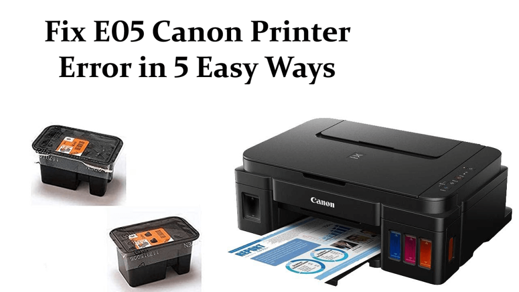 Repareer E05 Canon-printerfout op 5 eenvoudige manieren