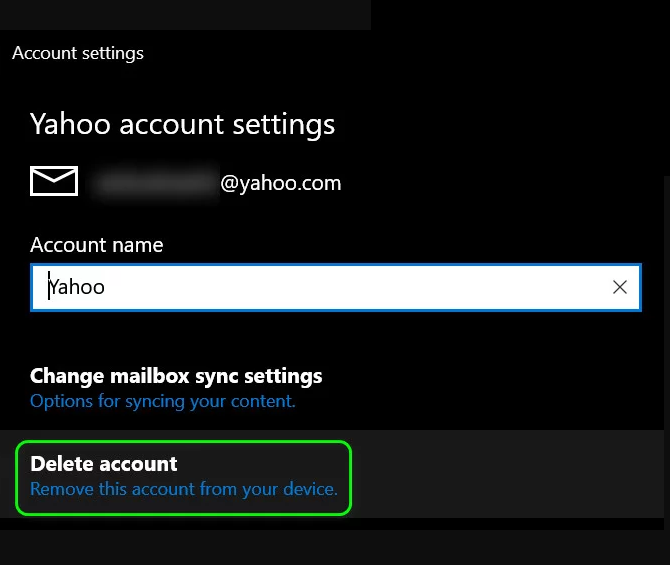 Remediați codul de eroare 0x8019019a la configurarea Yahoo Mail în Windows 10