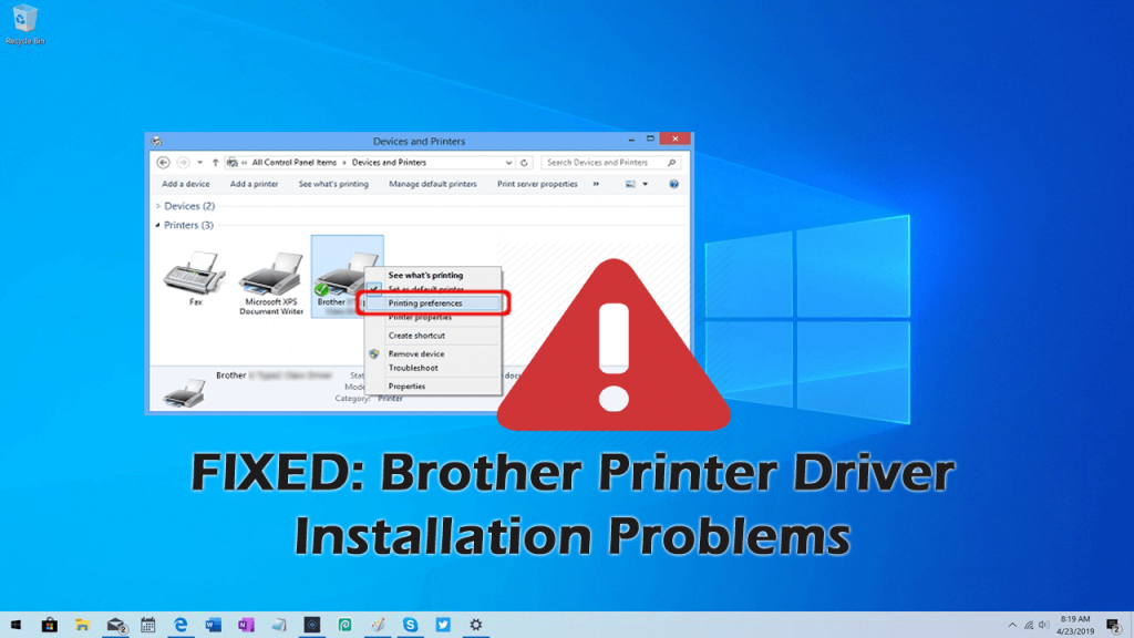 Résoudre les problèmes d'installation du pilote d'imprimante Brother [GUIDE COMPLET]