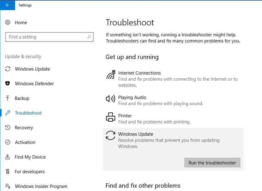 6 giải pháp khắc phục lỗi cập nhật Windows 10 0x800f0831