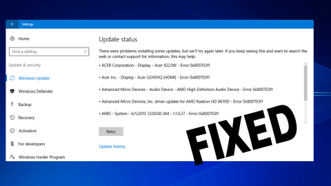 Napraw błąd aktualizacji systemu Windows 10 0x800703F1 [ŁATWE ROZWIĄZANIA]