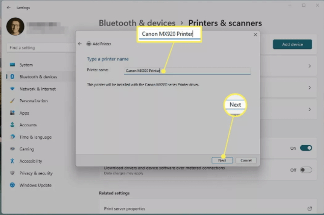 Hoe bekabelde/draadloze printers toevoegen in Windows 11?