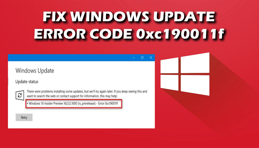 Код ошибки 0xc190011f. Ошибка Windows. Шаблон ошибки Windows. Windows 0. 0xc190011f при обновлении до Windows 10.