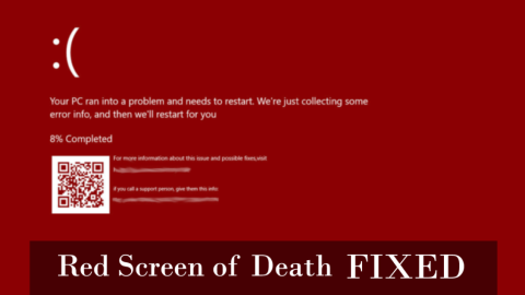 Écran rouge de la mort : 5 correctifs pour résoudre lerreur RSOD de Windows 10
