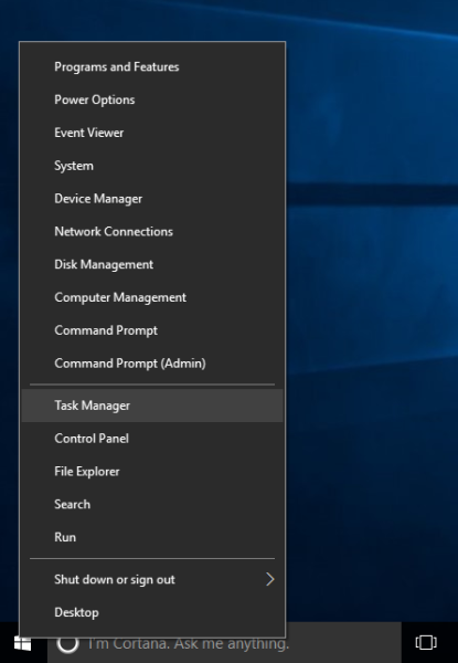 Windows 10에서 작업 관리자를 여는 11가지 빠른 방법