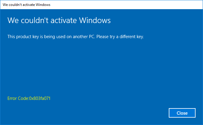 24 codes d'erreur d'activation Windows 10 les plus courants et leurs correctifs [MISE À JOUR]