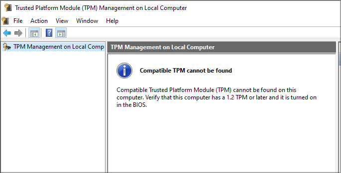 在啟動 Windows 10 和 11 時未檢測到 TPM 設備 [100% 已解決]