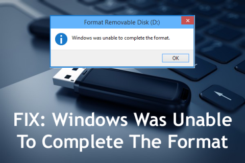 Windows Tidak Dapat Menyelesaikan Kesalahan Format – [SOLUSI TERBAIK]