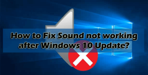 Windows 10 업데이트 후 사운드가 작동하지 않는 문제를 해결하는 방법은 무엇입니까?
