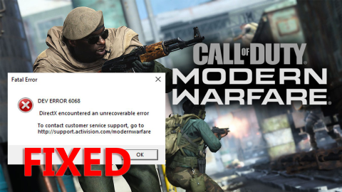 17 Perbaikan Terbukti Untuk “Dev Error 6068” COD Modern Warfare [PANDUAN 2022]