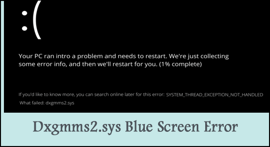 Dxgmms2.sys Blue Screen Error Windows 11/10 [gids voor 2022]