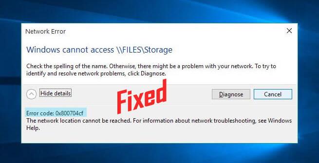 [Rezolvat] Cum se remediază eroarea de rețea 0x800704cf pe Windows 10/8.1/8?