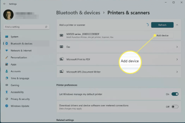 Hoe bekabelde/draadloze printers toevoegen in Windows 11?