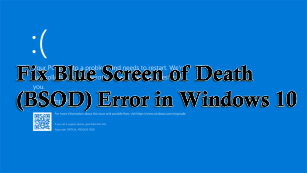 7 maneiras de corrigir o erro de tela azul da morte (BSOD) no Windows 10