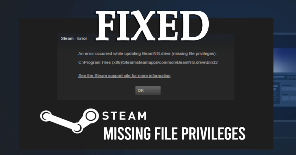 [PEŁNY PRZEWODNIK] Jak naprawić błąd brakujących uprawnień do plików Steam?