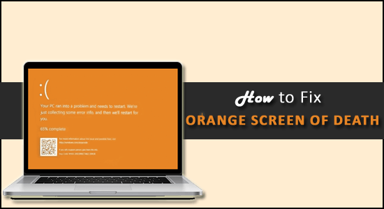 Orange screen. Orange Screen of Death. Оранжевый экран смерти Windows 10. Оранжевый экран при установке Windows 10.