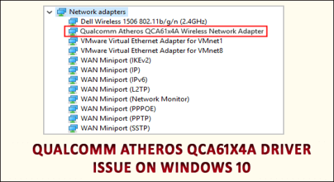 Problem ze sterownikiem Qualcomm Atheros Qca61x4a w systemie Windows 10 [3 szybkie poprawki]