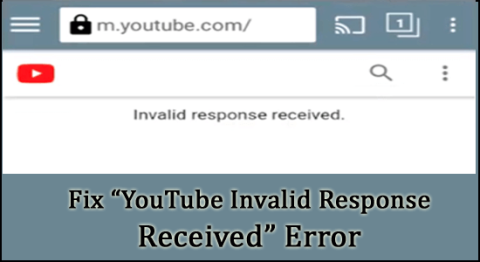 7 trucuri rapide pentru a remedia eroarea „Răspuns invalid YouTube primit”.