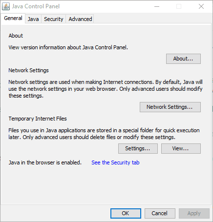 แก้ไข Java Update/Install Error 1603 ใน Windows 10