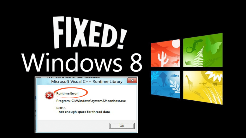 Bagaimana Memperbaiki Runtime Error r6016 pada Windows 8?