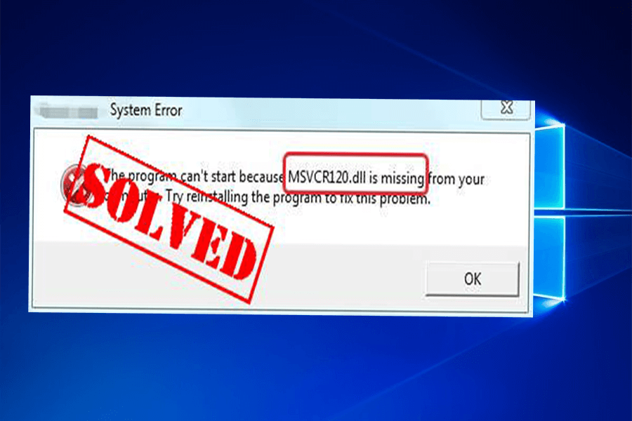 Msvcp120 dll microsoft. Error_dll. Ошибка Windows 7 Startup. Программная ошибка. Msvcr120.dll.