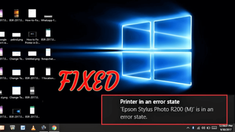 [100% resolvido] Como corrigir a mensagem Erro ao imprimir no Windows 10?