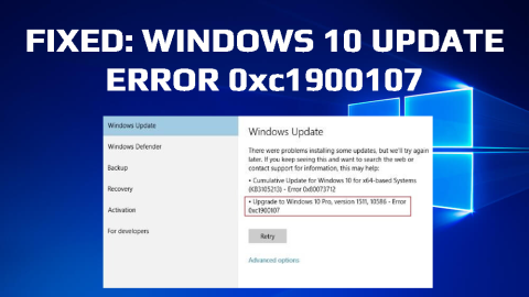 Bagaimana Cara Memperbaiki Kesalahan Pembaruan Windows 10 0xc1900107? [Solusi Kerja Terbaik]